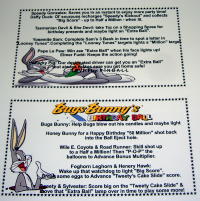 Custom Cards Bugs Bunny Birthday Ball - Bally (Wähle Sprache)